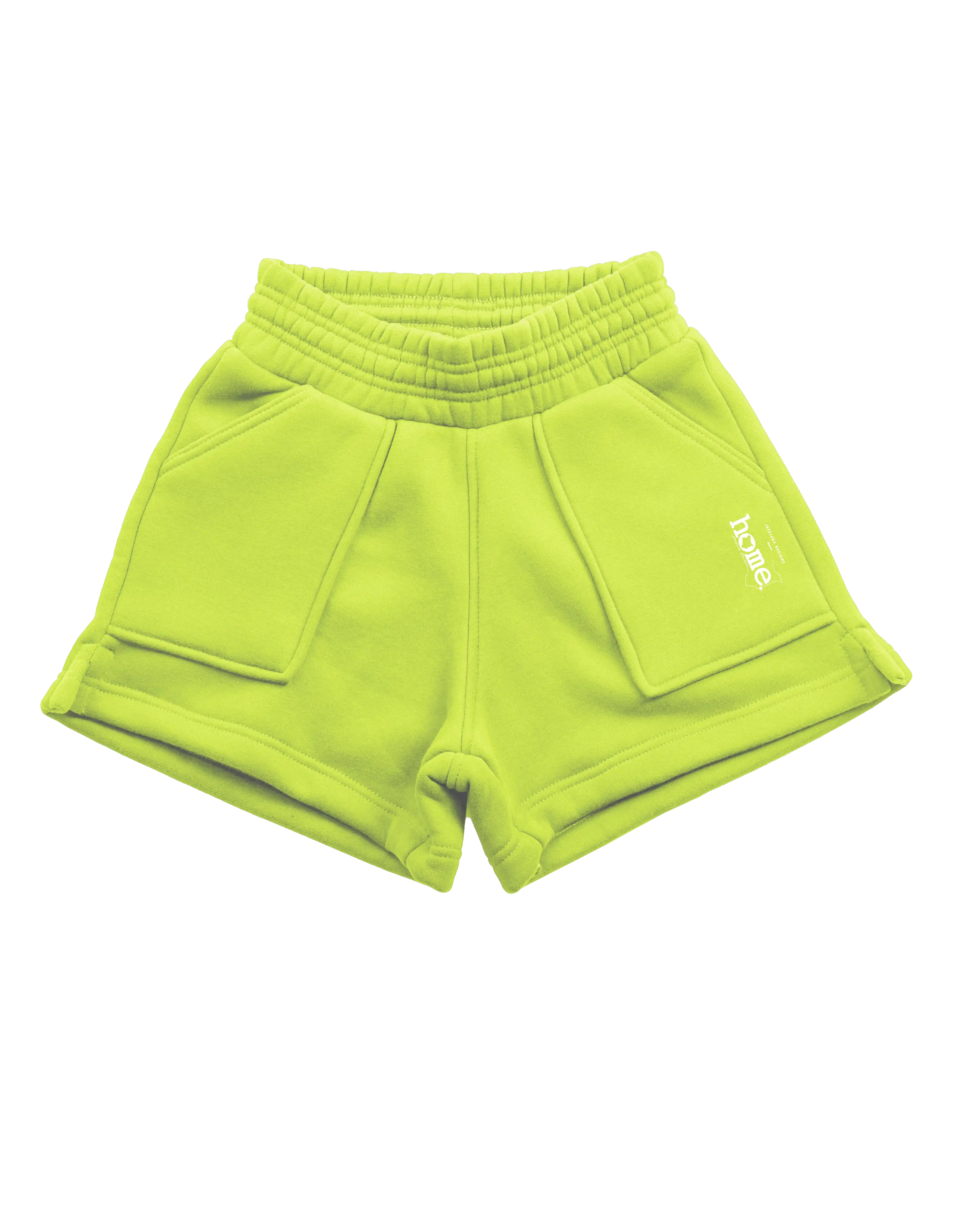 Cora Shorts - Lime Green (Heavy Fabric)