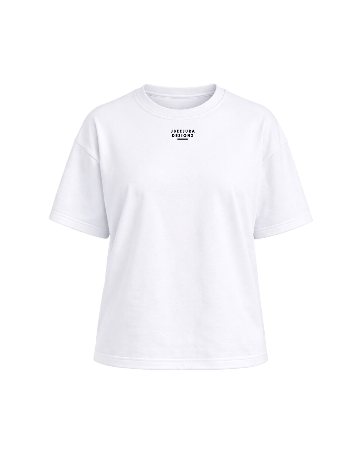 Kids Serene Drop Shoulder Tee – White