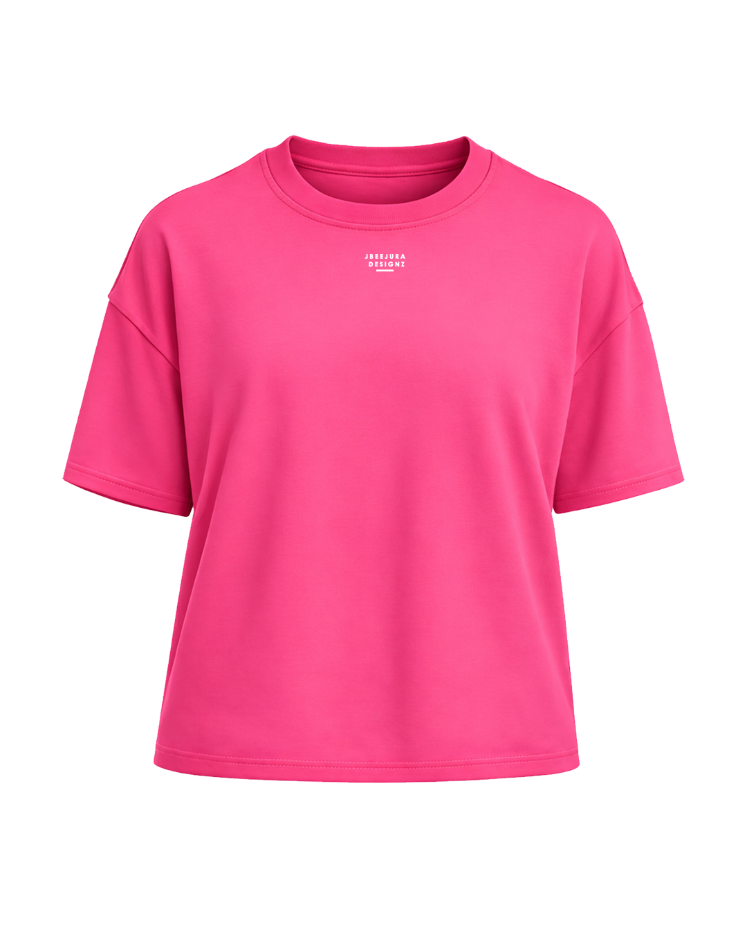 Kids Serene Drop Shoulder Tee – Hot Pink