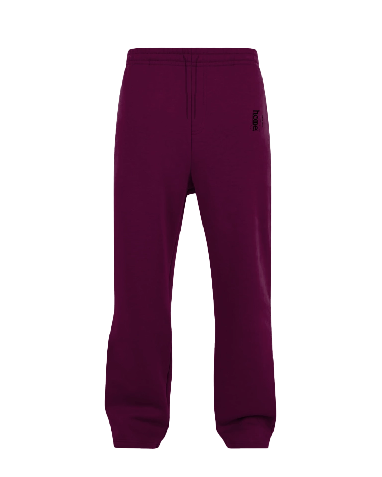 Mens Cosy Pants - Deep Scarlet (Heavy Velvet Fabric)