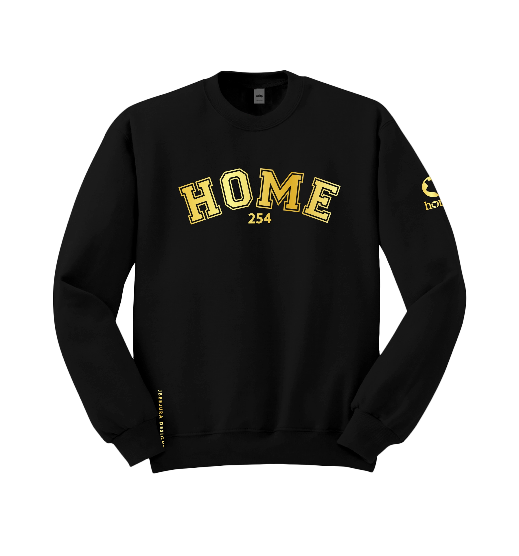 Kids Sweatshirt - Black (Heavy Velvet Fabric)