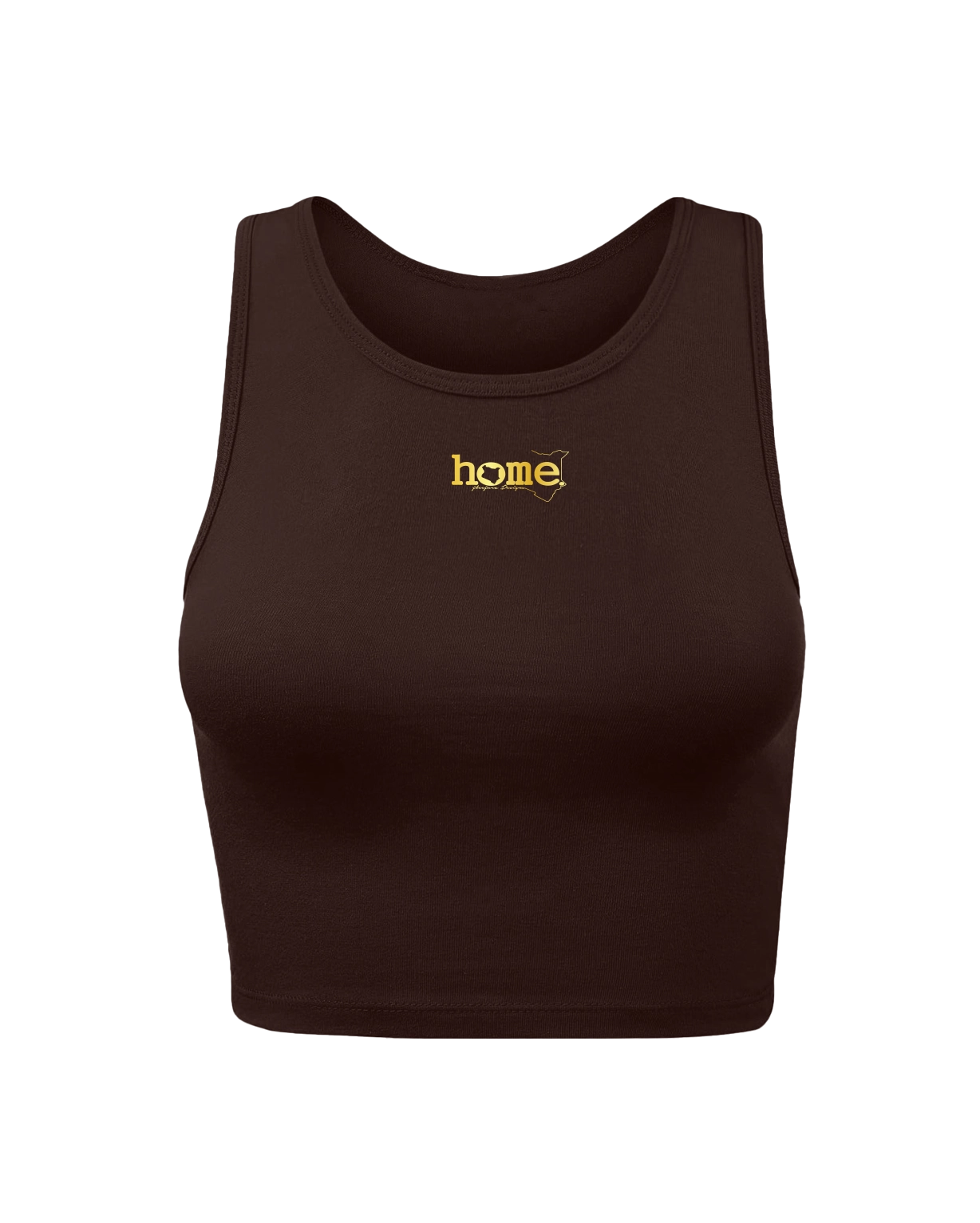 Cheeky Racer Top - Chocolate Brown