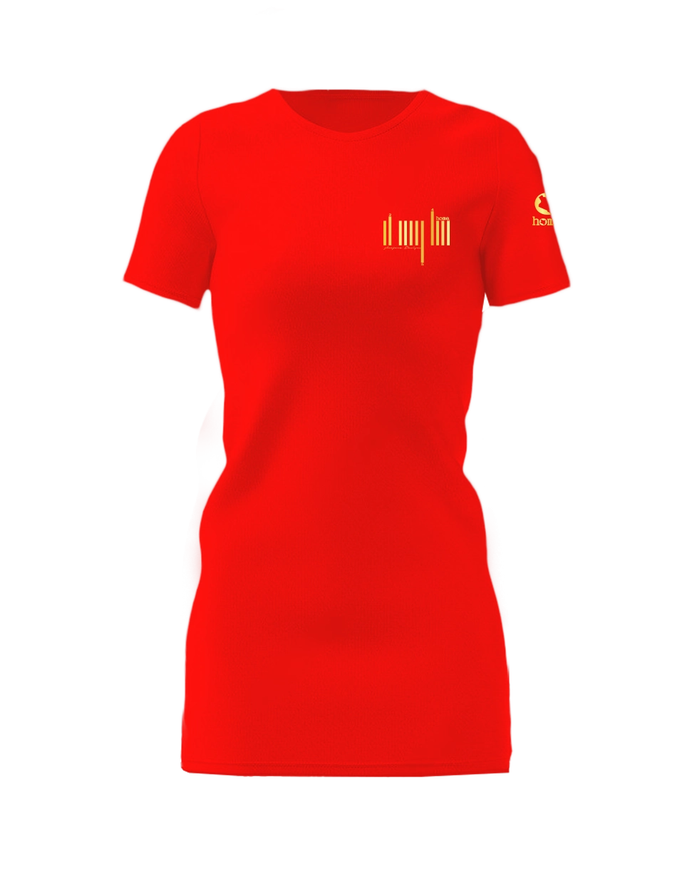 T-Shirt Dress - Red