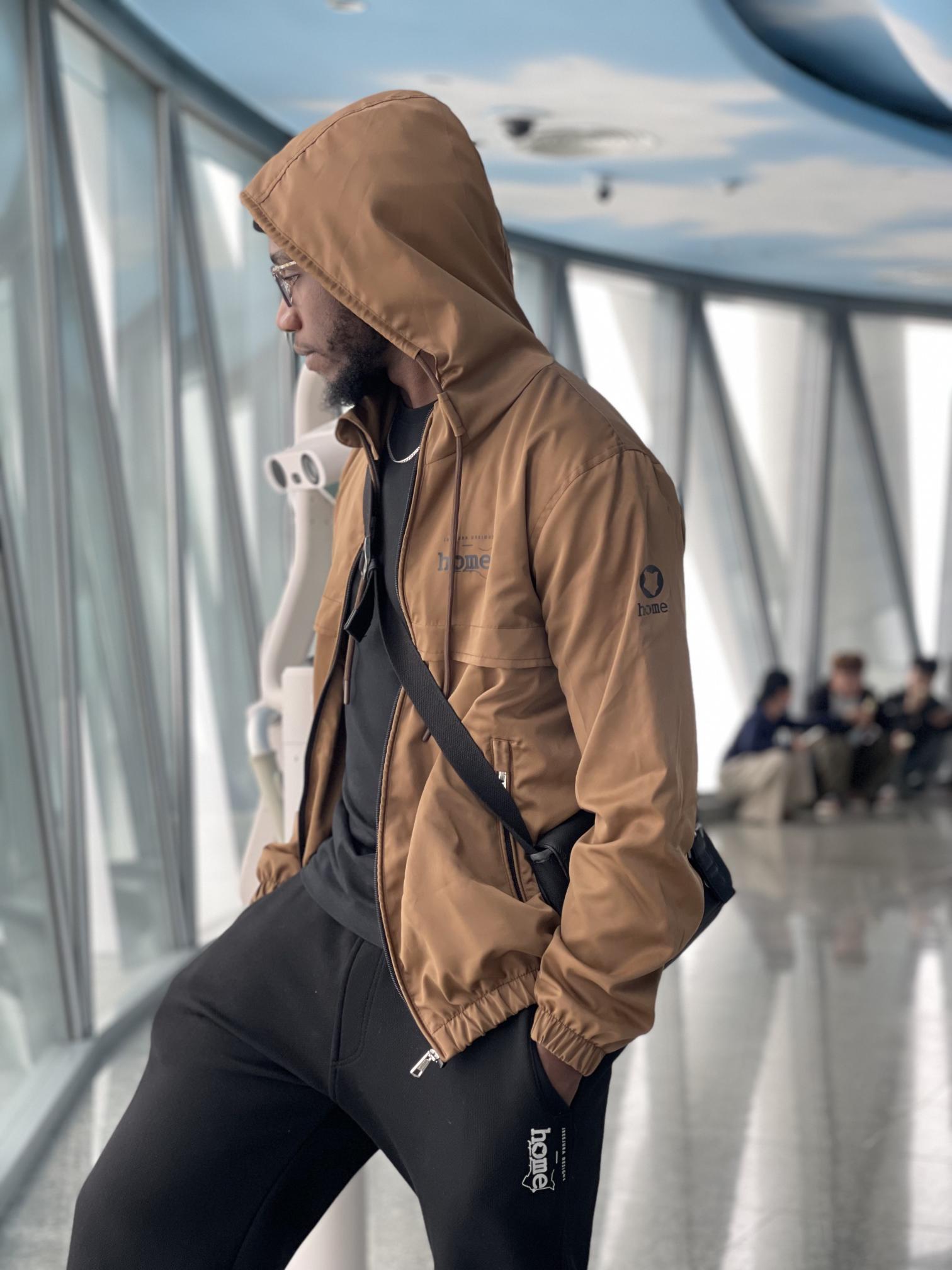 Dark Brown Zuma Jacket + Black Tyro Pants