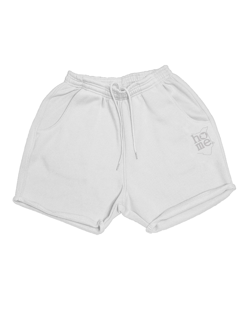 WOMENS BOOTY SHORTS - SILVER MIST (HEAVY FABRIC)