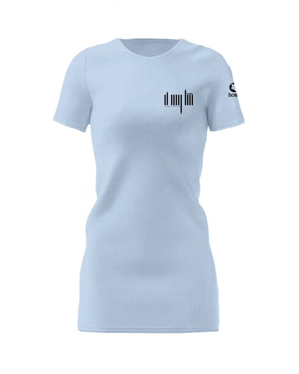 T-Shirt Dress - Sky Blue