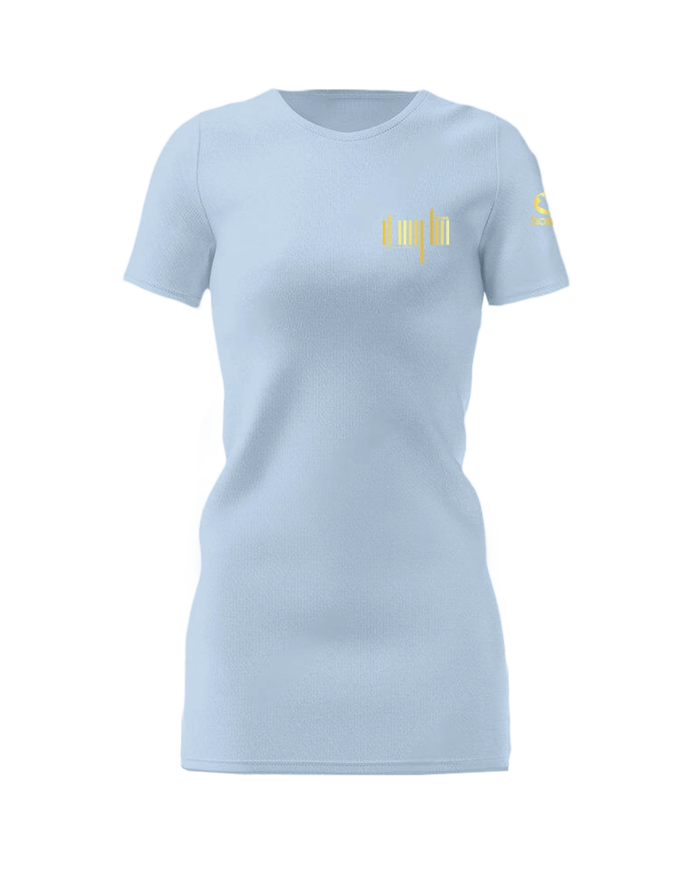 T-Shirt Dress - Sky Blue