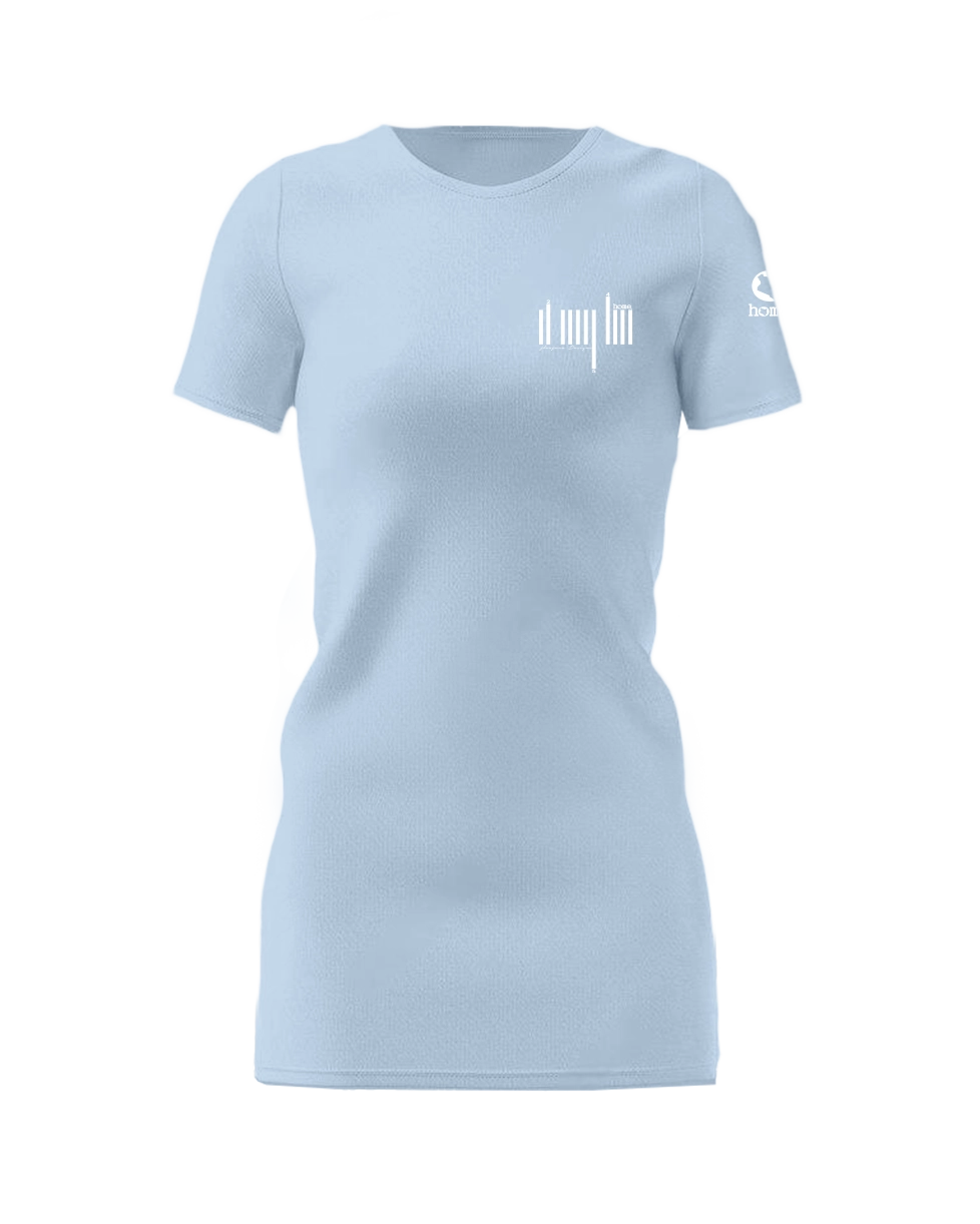 T-Shirt Dress - Sky Blue