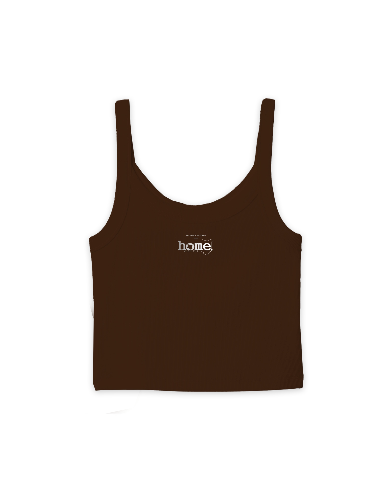 Slim Strap Vest Top - Dark Brown