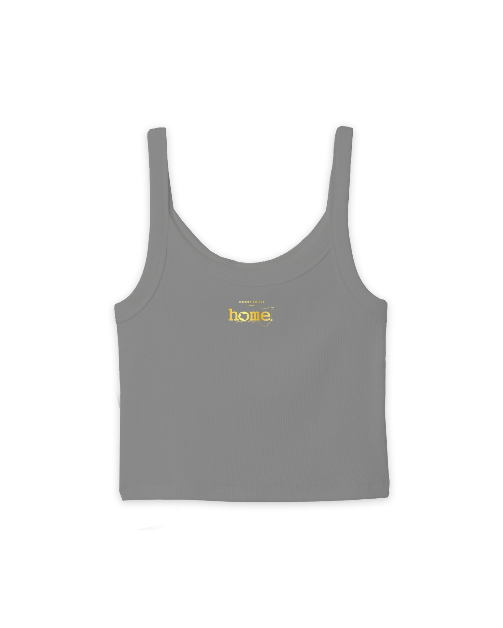 Slim Strap Vest Top - Granite