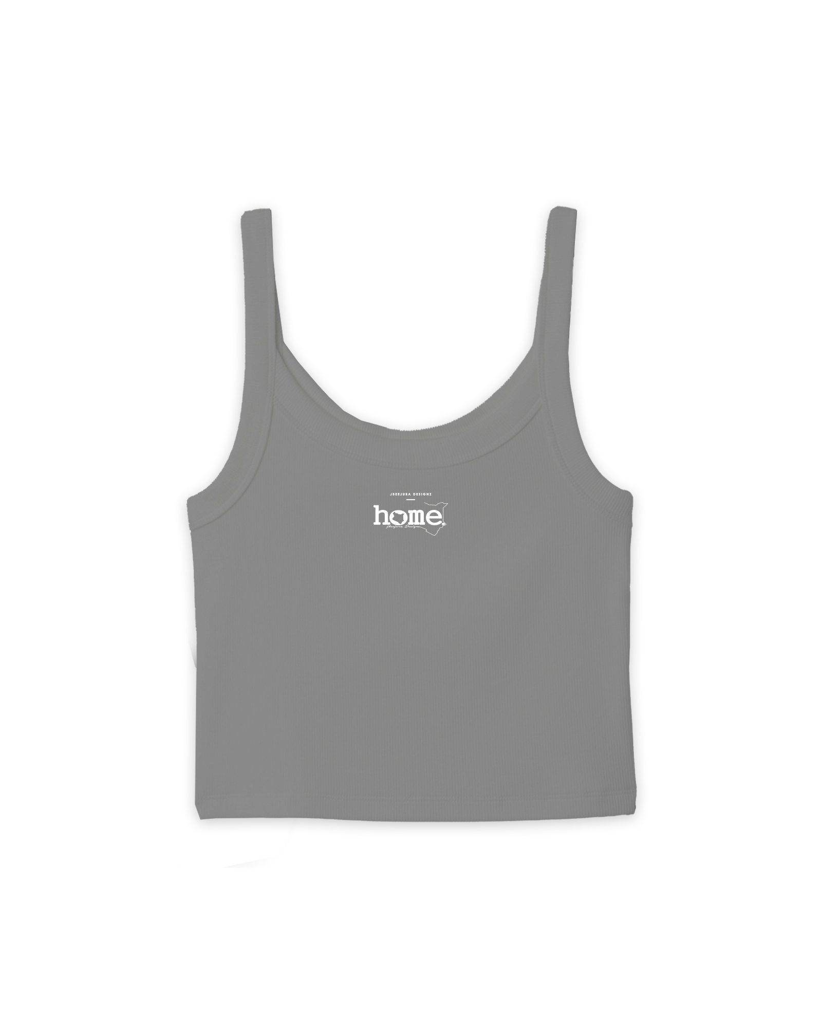 Slim Strap Vest Top - Granite