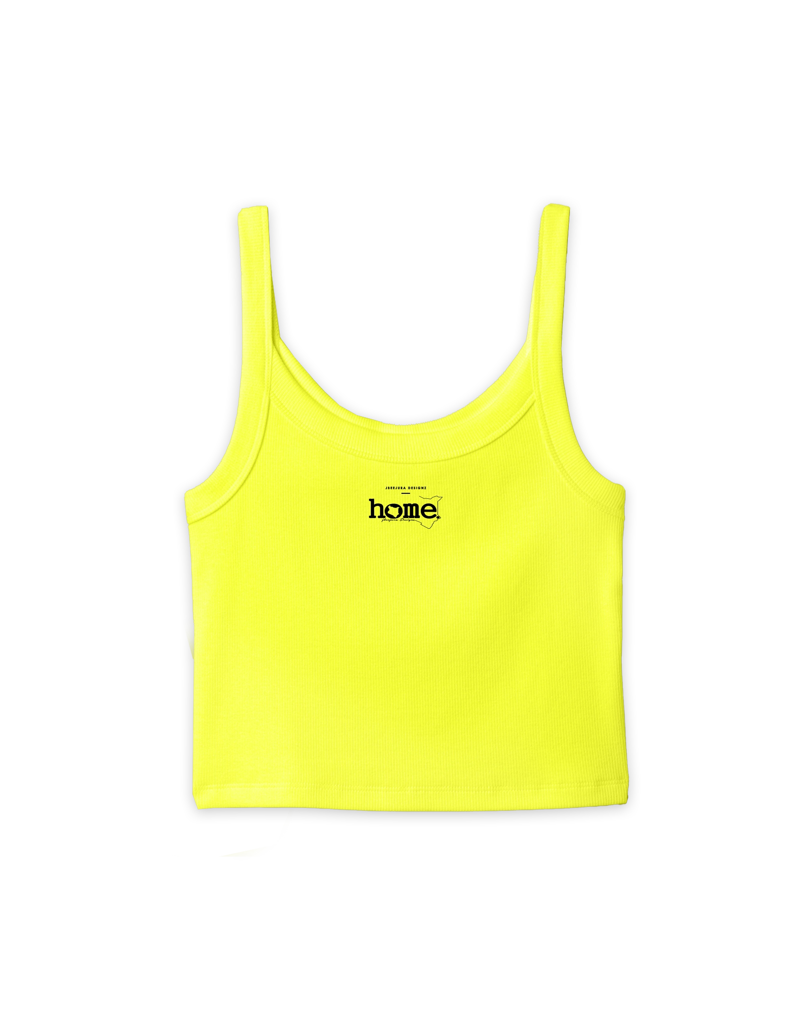 Slim Strap Vest Top - Lime Green