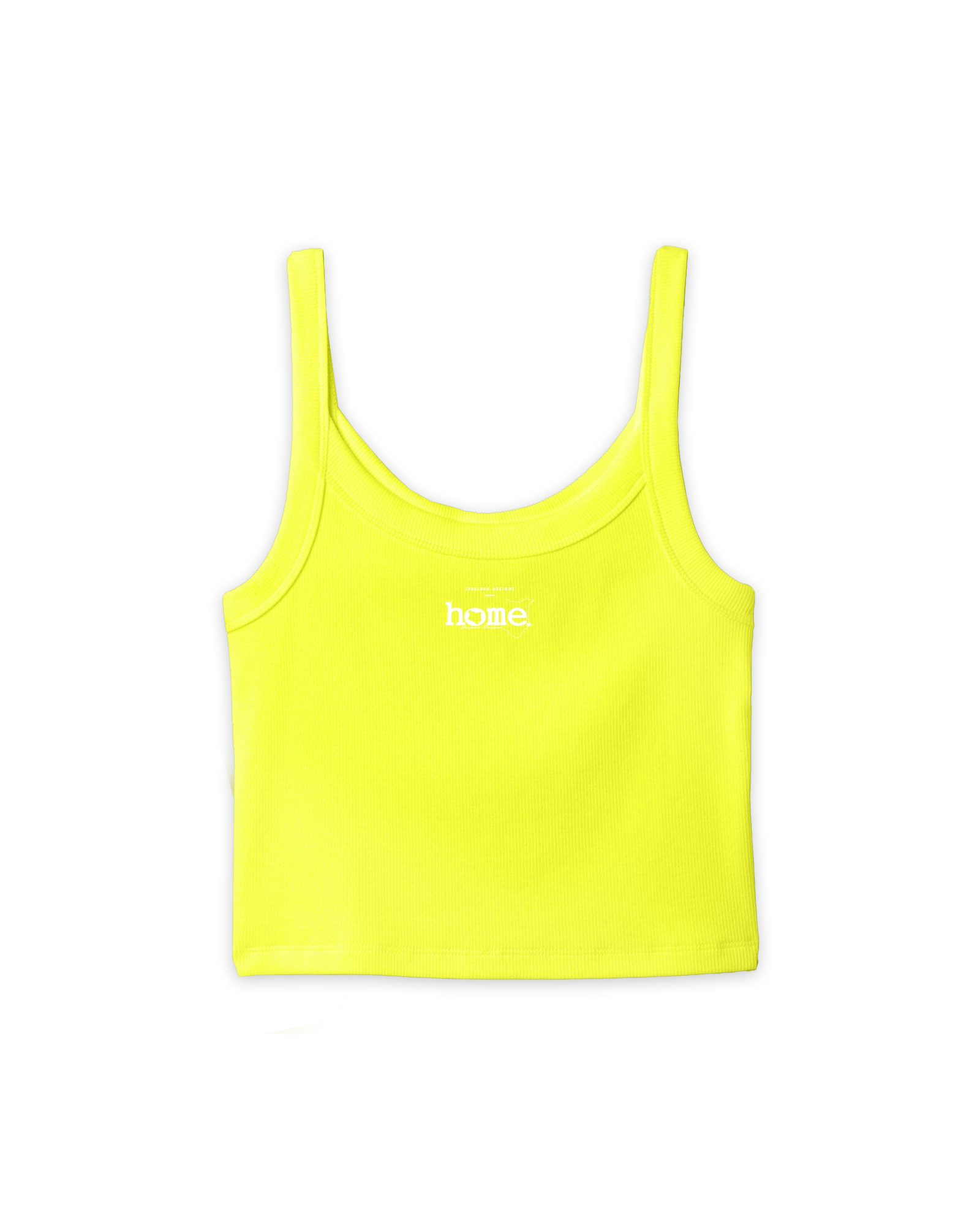 Slim Strap Vest Top - Lime Green