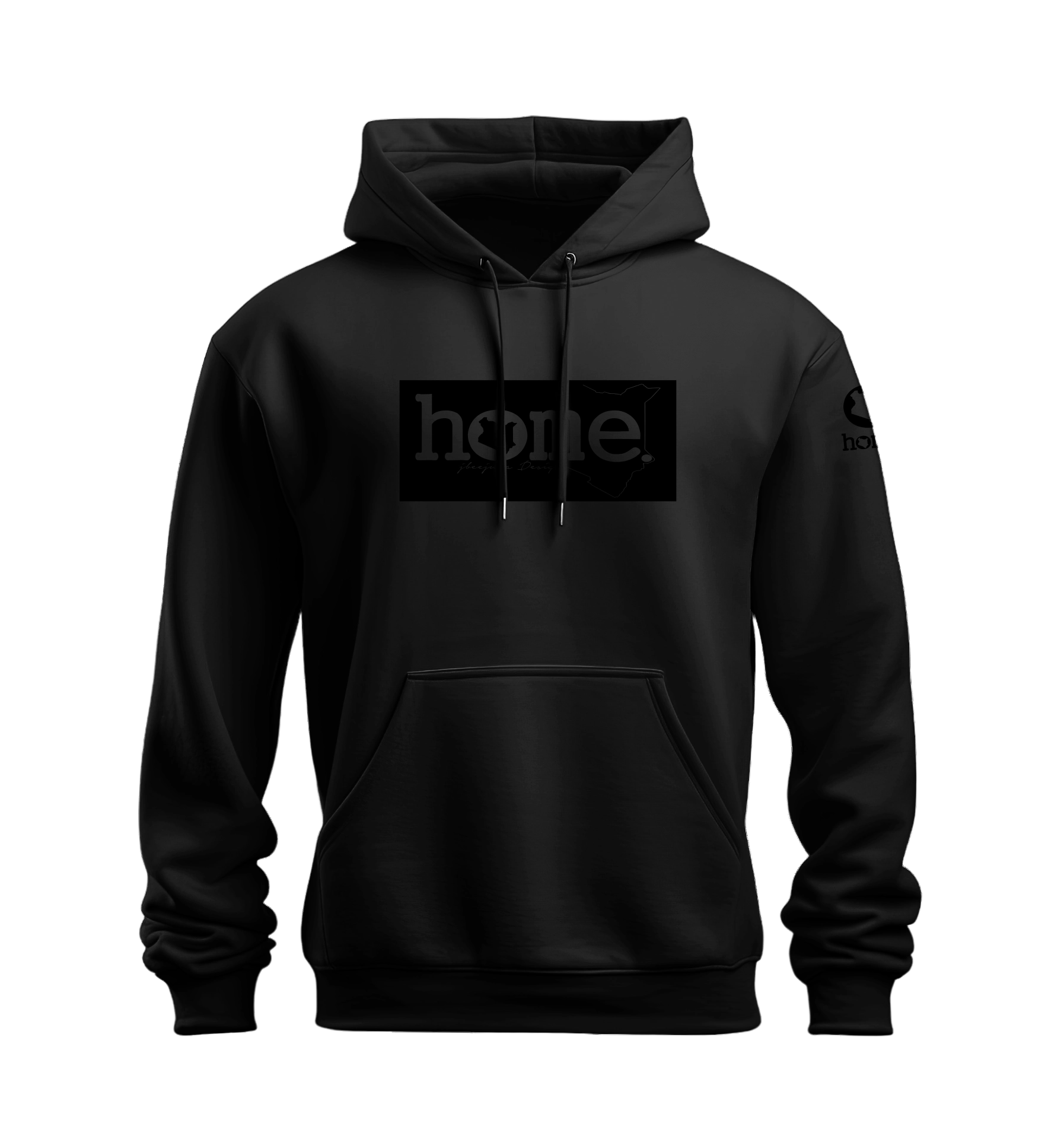 home_254 NUVETRA™ HOODIE WITH A BLACK CLASSIC PRINT 