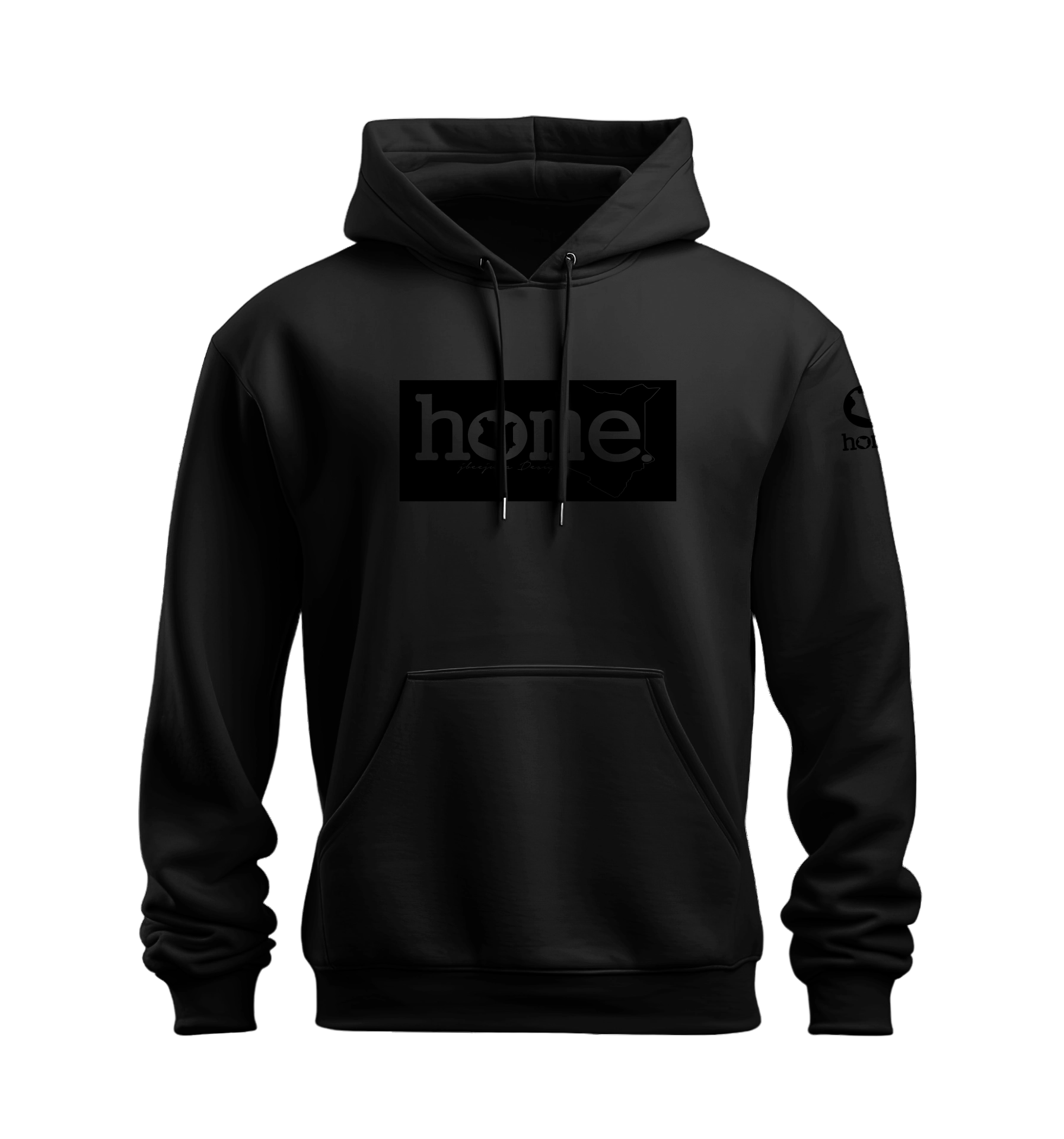 home_254 NUVETRA™ HOODIE WITH A BLACK CLASSIC PRINT