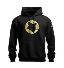 home_254 NUVETRA™ HOODIE WITH A GOLD MAP PRINT 