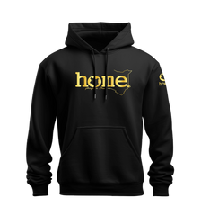 home_254 NUVETRA™ HOODIE WITH A GOLD CLASSIC WORDS PRINT 