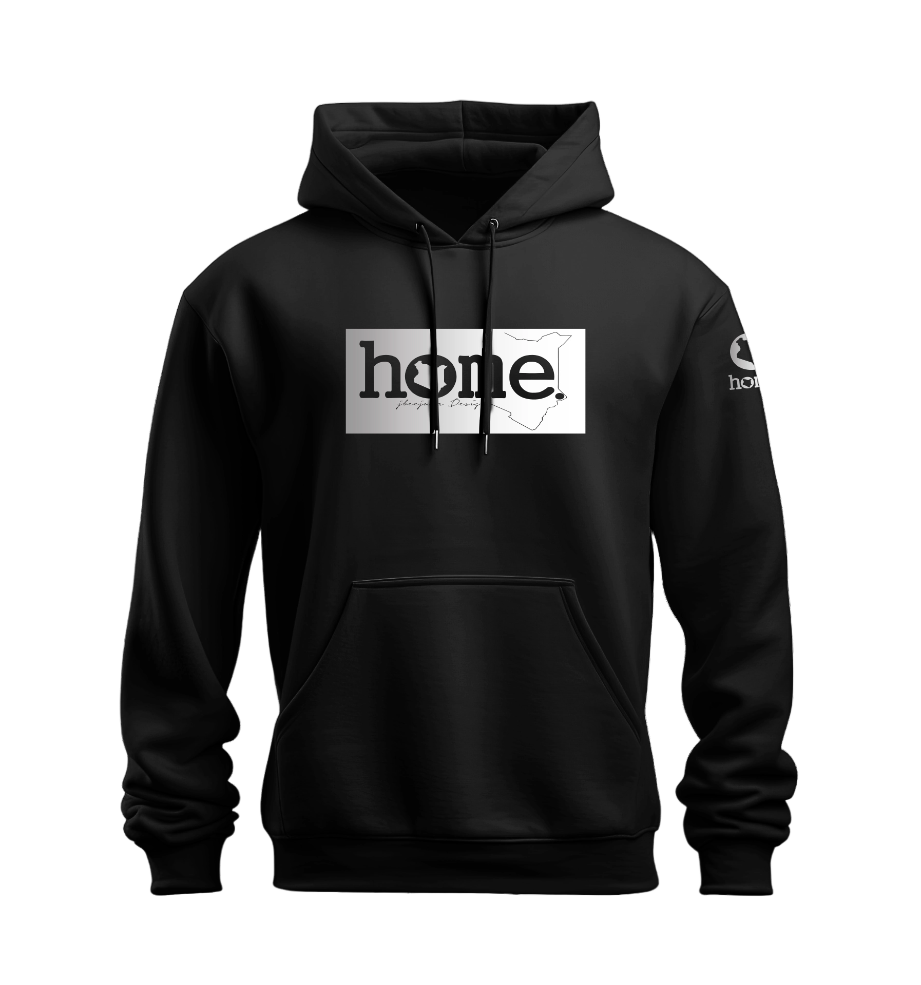 home_254 NUVETRA™ HOODIE WITH A SILVER CLASSIC PRINT 