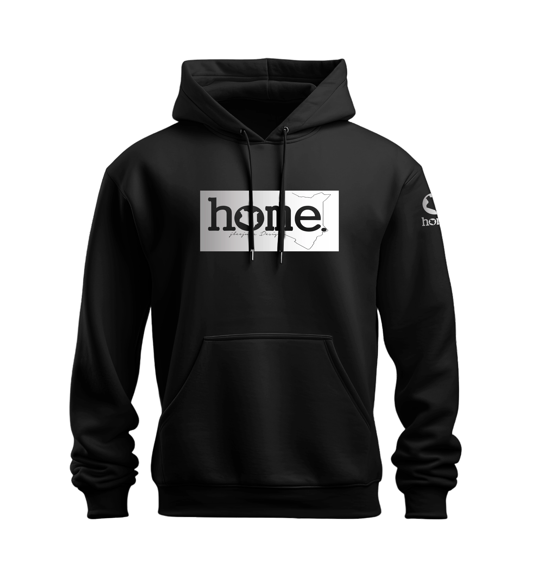 home_254 NUVETRA™ HOODIE WITH A SILVER CLASSIC PRINT