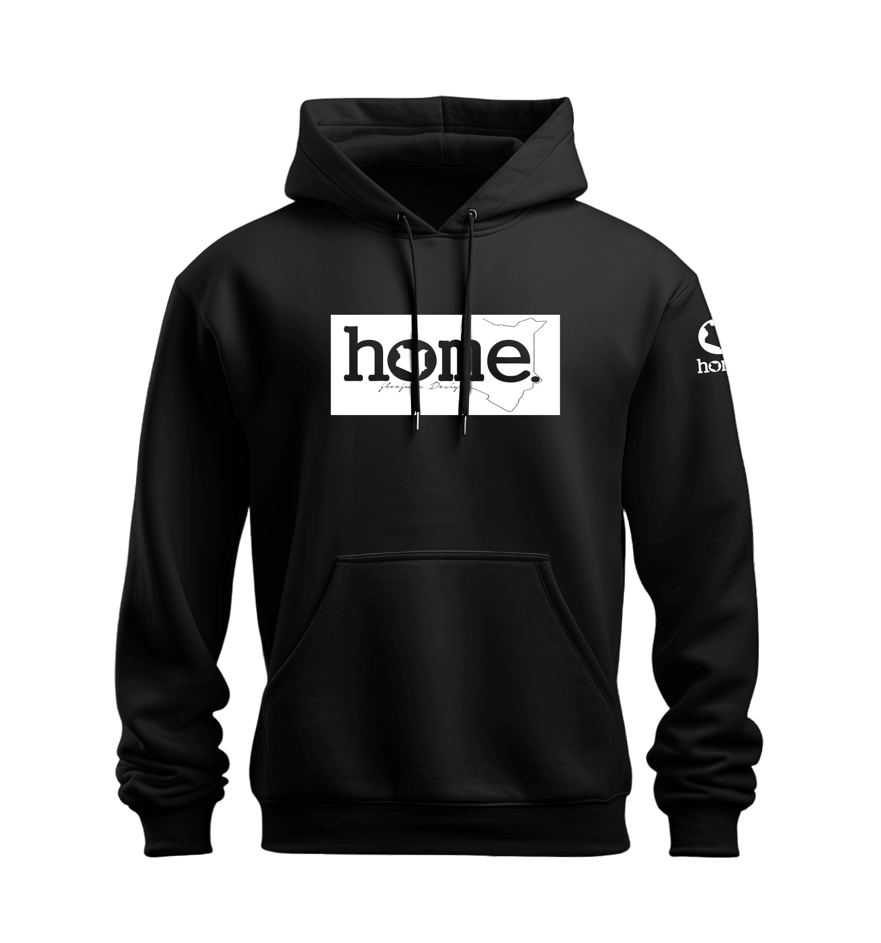 home_254 NUVETRA™ HOODIE WITH A WHITE CLASSIC PRINT 