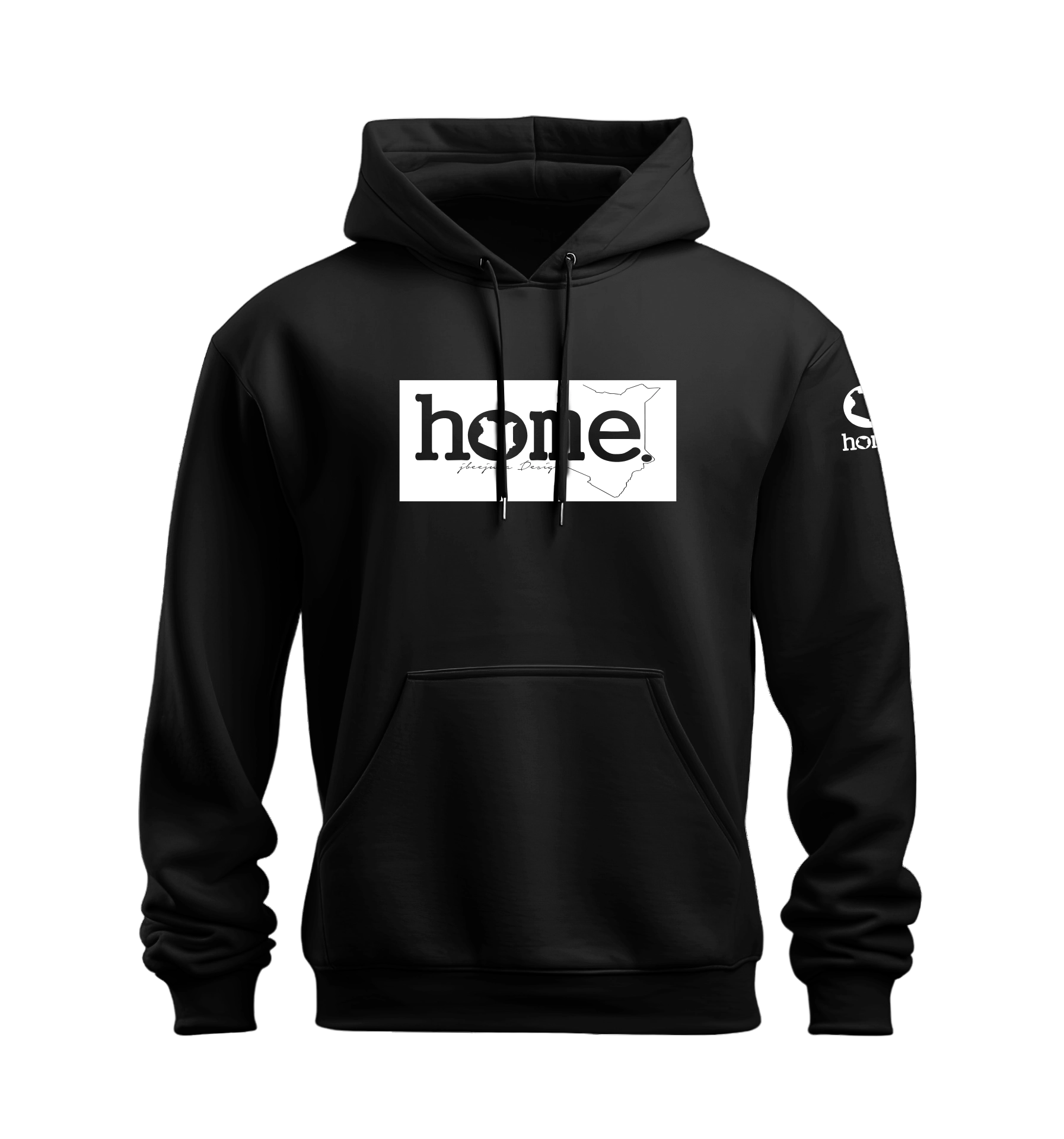 home_254 NUVETRA™ HOODIE WITH A WHITE CLASSIC PRINT