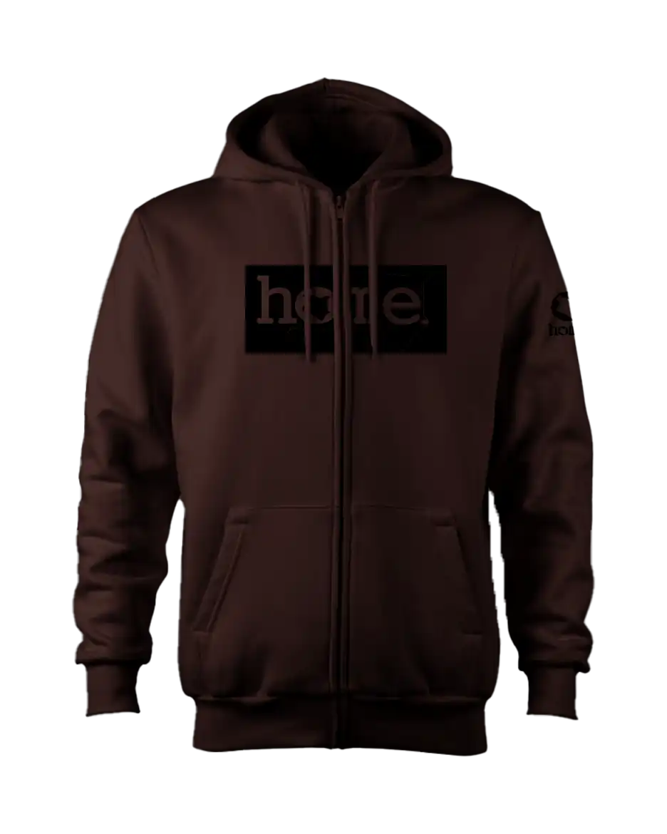 Zip-up Hoodie - Hickory Brown (Mid Heavy Fabric)