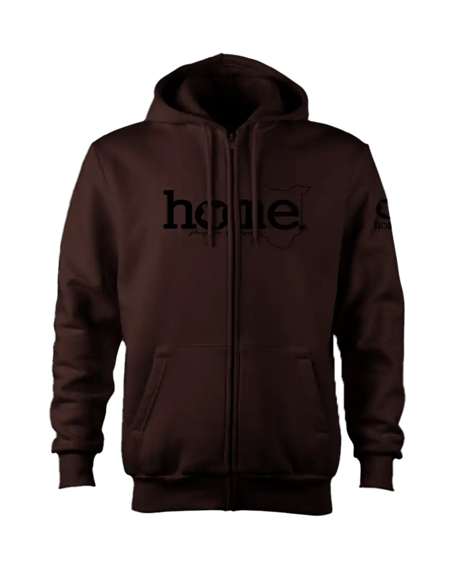 Zip-up Hoodie - Hickory Brown (Mid Heavy Fabric)
