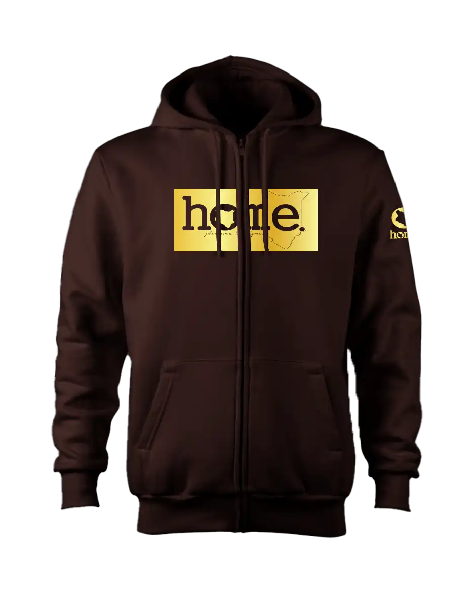 Zip-up Hoodie - Hickory Brown (Mid Heavy Fabric)