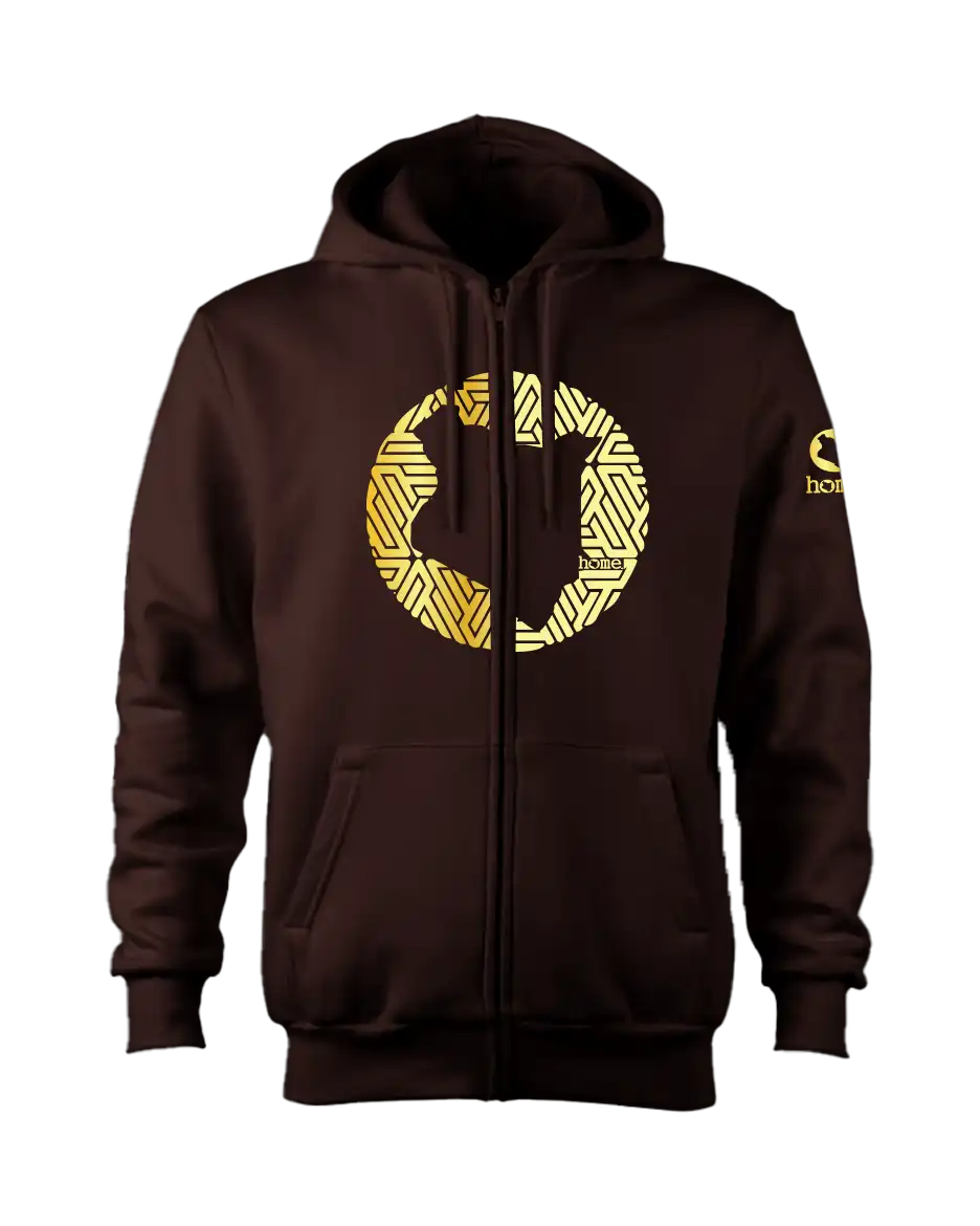 Zip-up Hoodie - Hickory Brown (Mid Heavy Fabric)