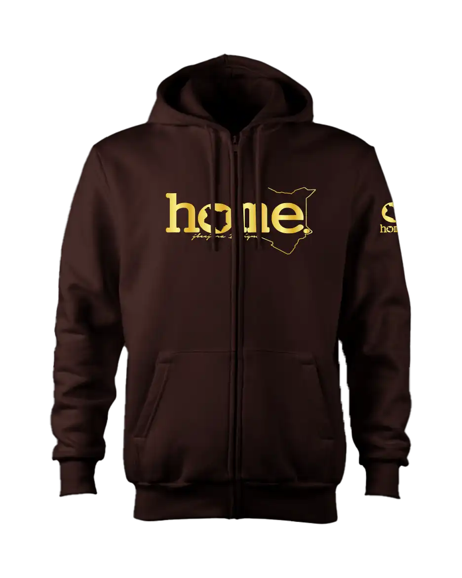 Zip-up Hoodie - Hickory Brown (Mid Heavy Fabric)