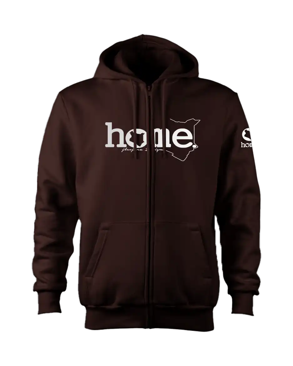 Zip-up Hoodie - Hickory Brown (Mid Heavy Fabric)