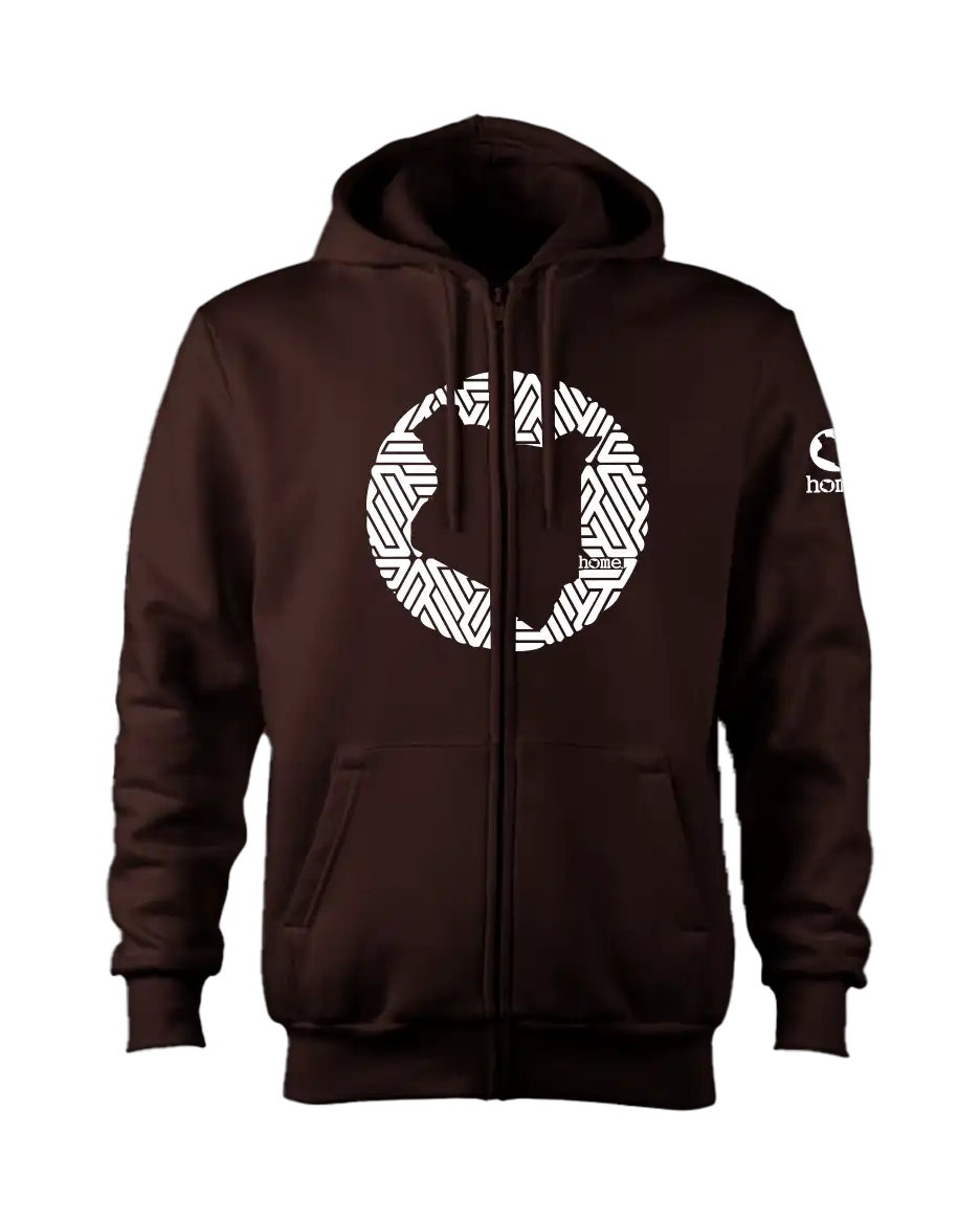 Zip-up Hoodie - Hickory Brown (Mid Heavy Fabric)