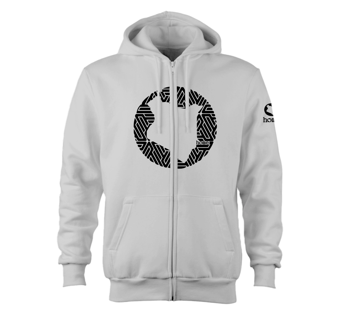 Zip-up Hoodie - Silver Mist(Heavy Fabric)