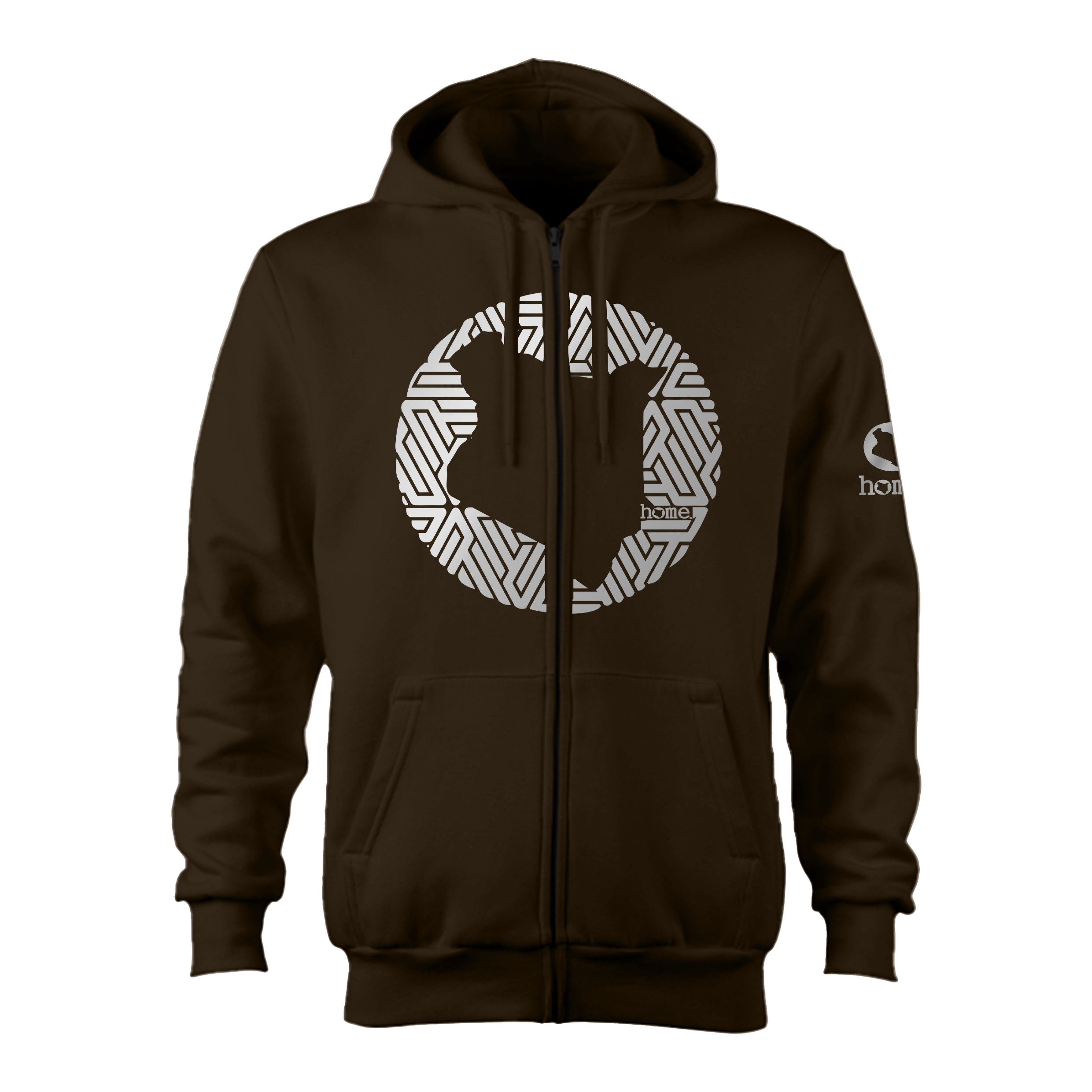 Zip-up Hoodie - Espresso (Nuvetra Fabric)