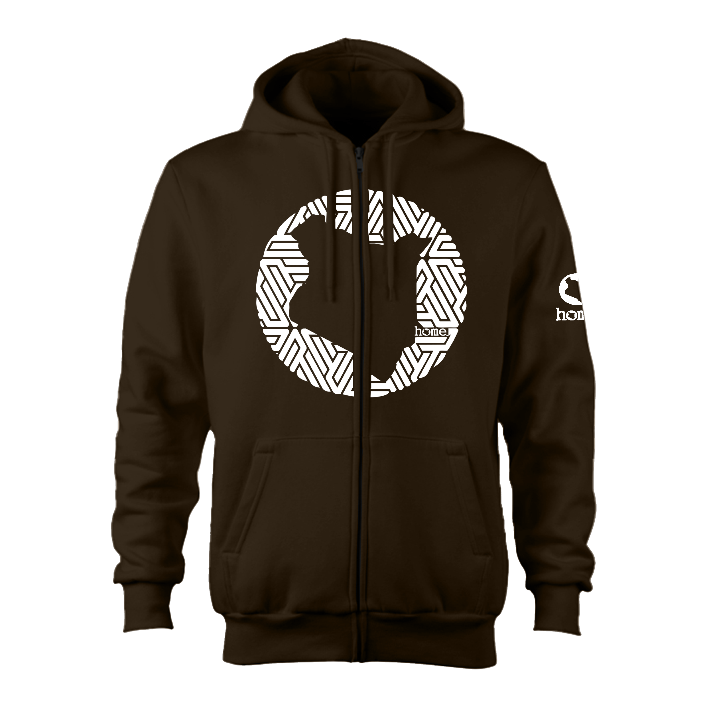 Zip-up Hoodie - Espresso (Heavy Fabric)