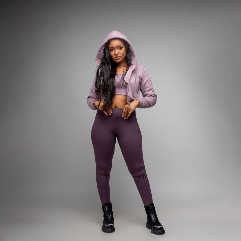 ash purple leggings - purple