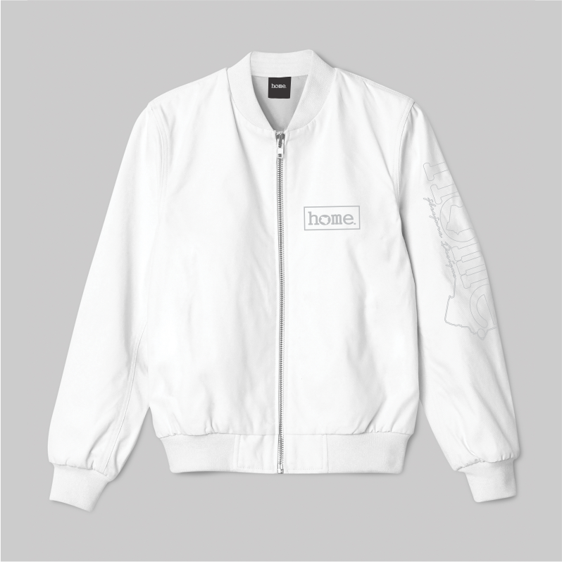 Kids Bomber Jacket - White