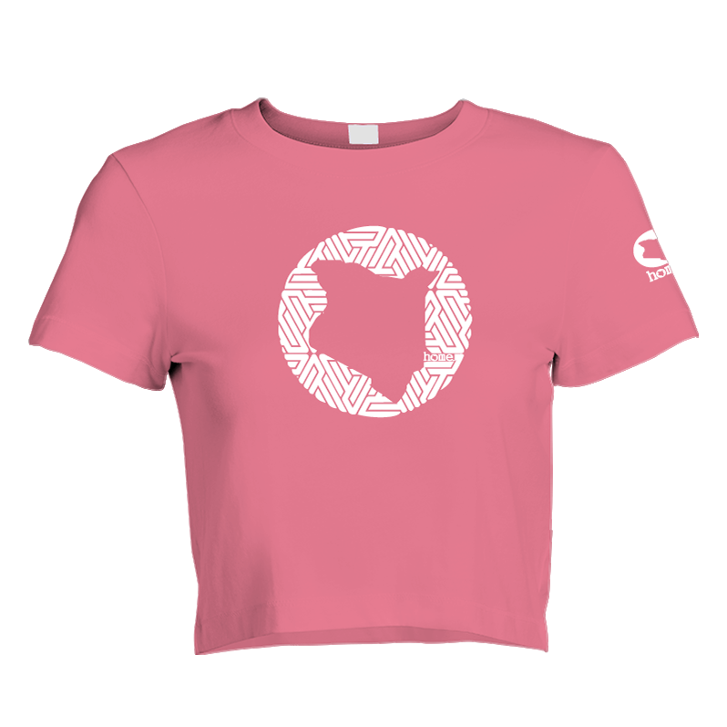 Cropped T-Shirt - Mulberry