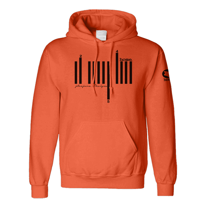 Kids Hoodie - Orange (Heavy Velvet Fabric)