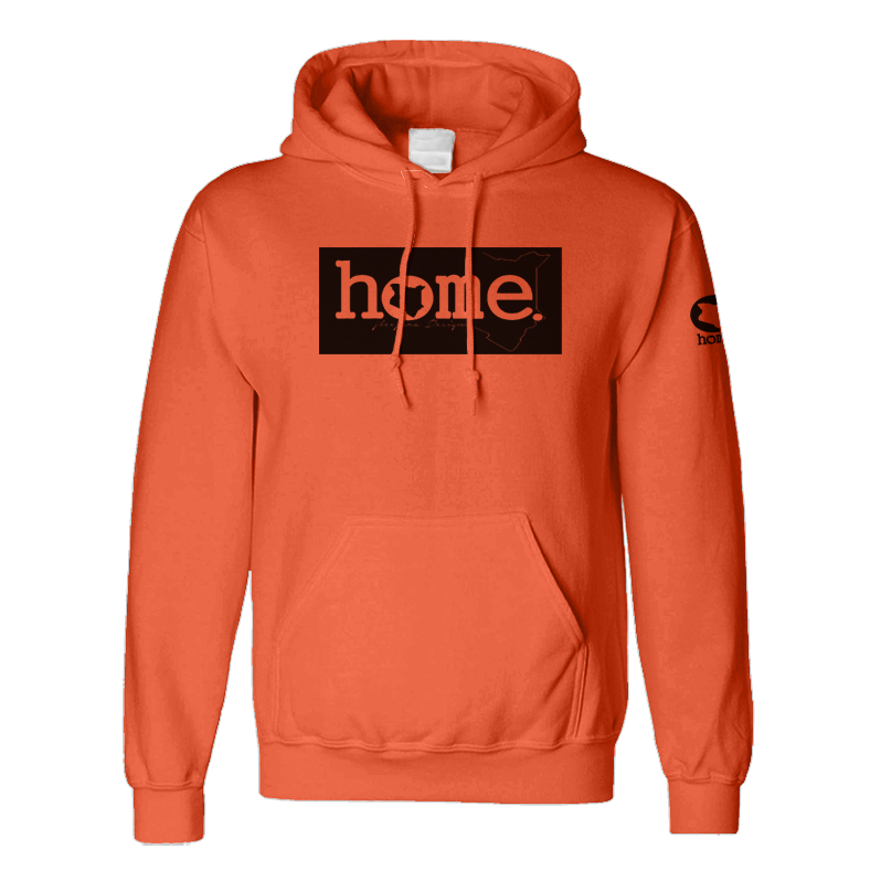 Kids Hoodie - Orange (Heavy Velvet Fabric)