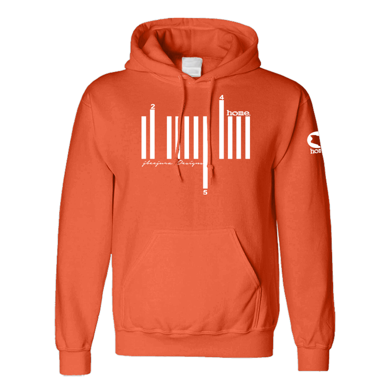 Kids Hoodie - Orange (Heavy Velvet Fabric)