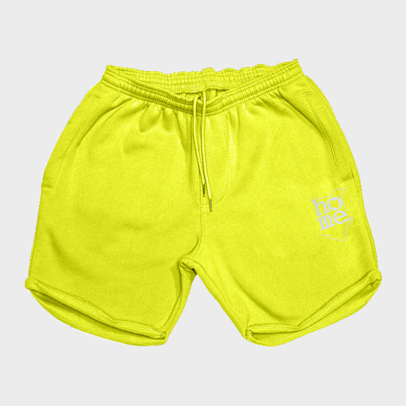 Men's Long Shorts - Lime Green (Heavy Fabric)