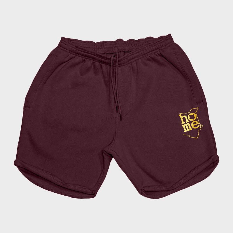 Men's Long Shorts - Maroon (Nuvetra Fabric)