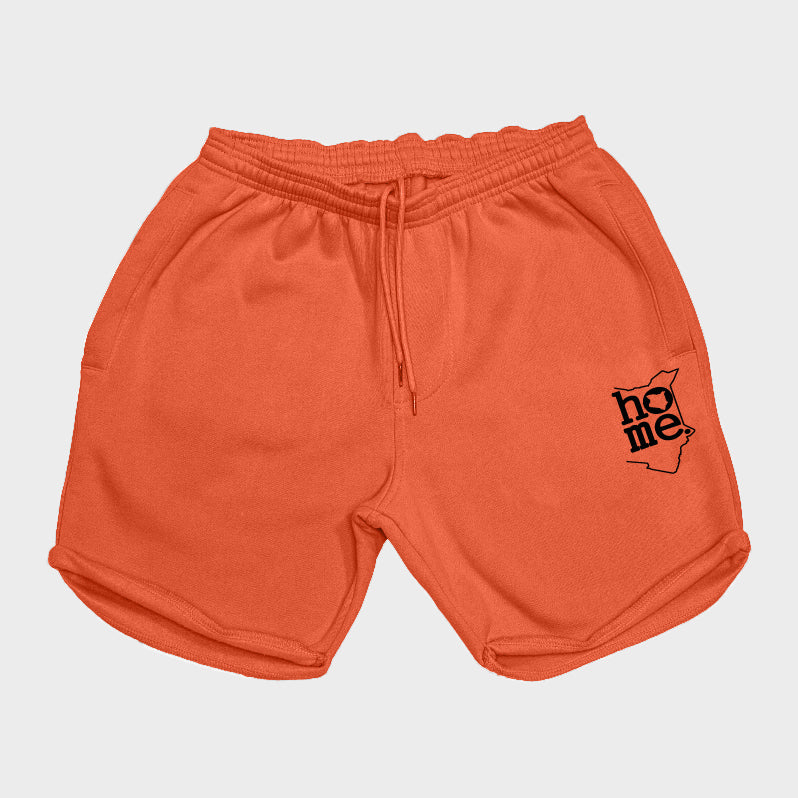 Men's Long Shorts - Orange (Heavy Velvet Fabric)