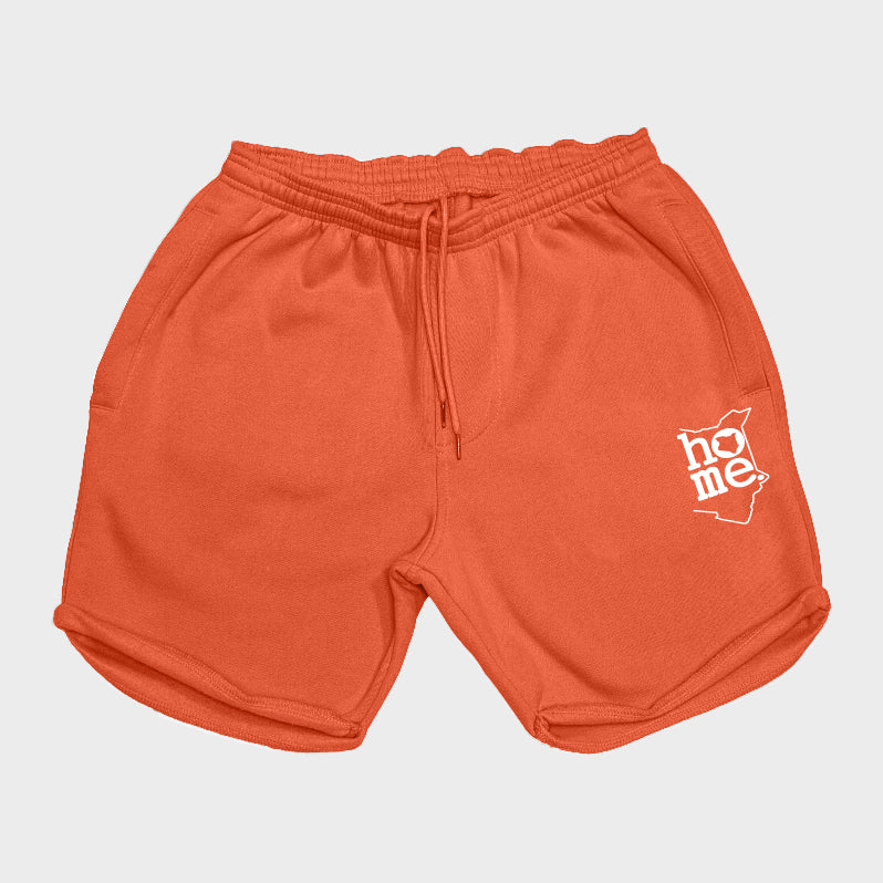 Men's Long Shorts - Orange (Heavy Velvet Fabric)