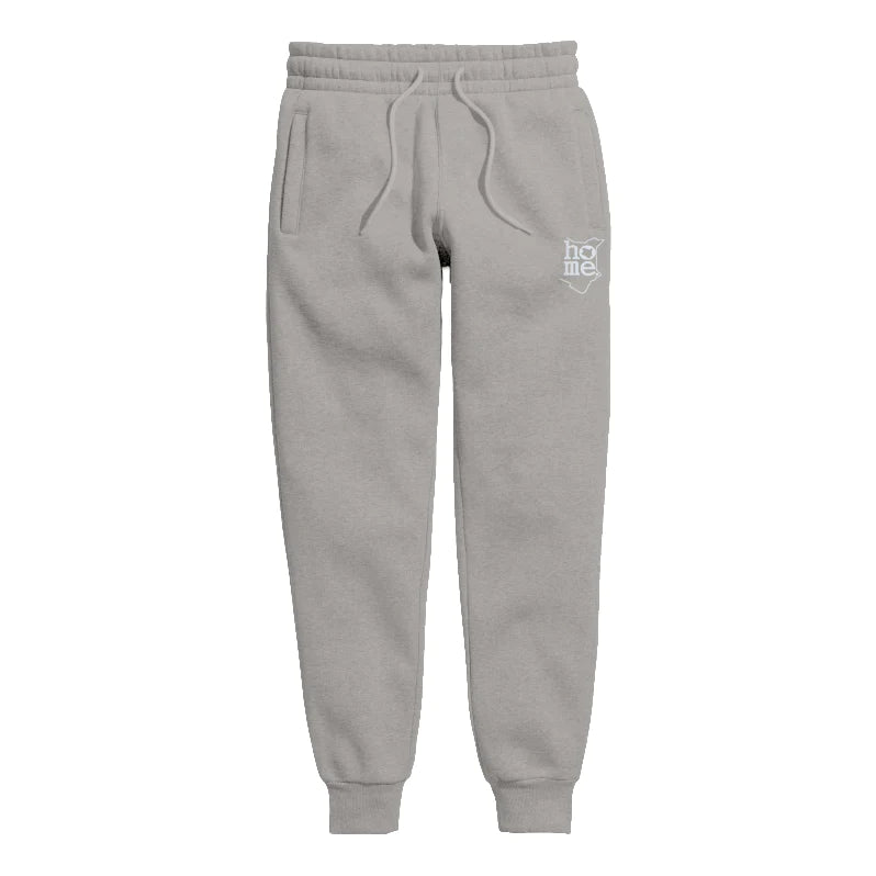 Mens Sweatpants - Light Grey (Velvet Fabric)