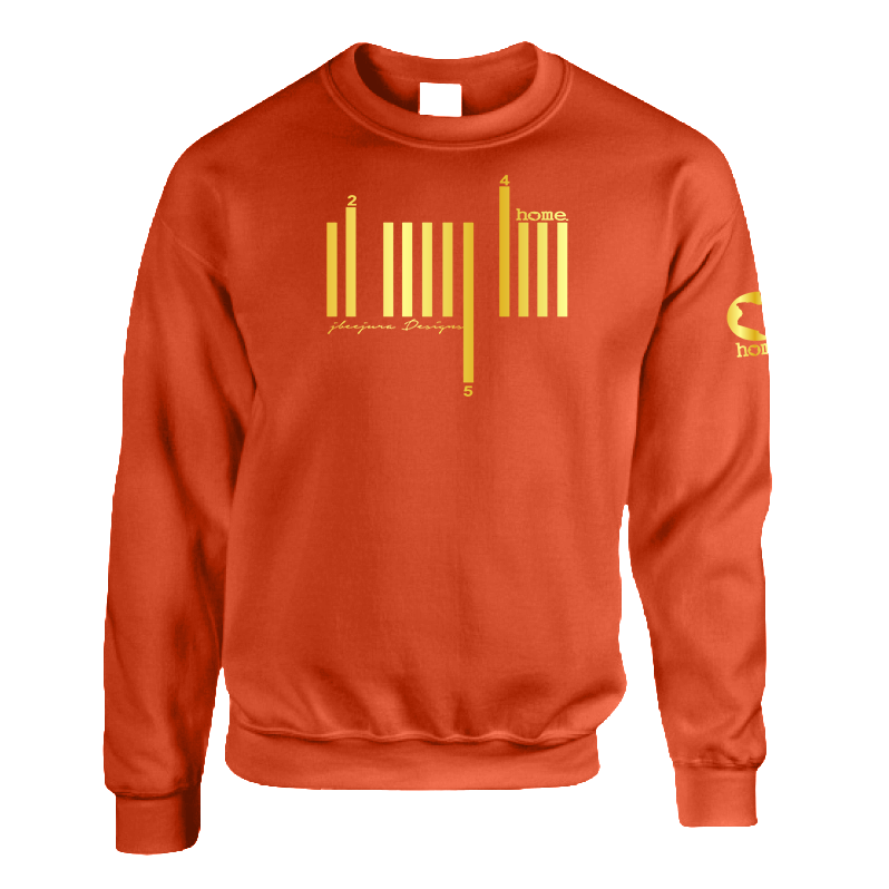 Kids Sweatshirt - Orange (Heavy Velvet Fabric)
