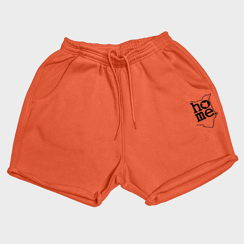 Women's Booty Shorts - Orange (Heavy Velvet Fabric)