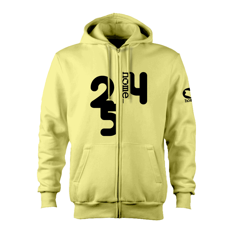 Zip-up Hoodie - Canary Yellow (Heavy Fabric)