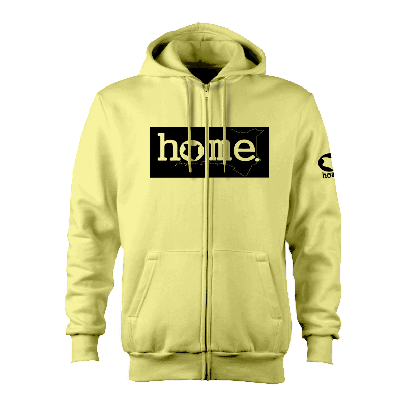 Zip-up Hoodie - Canary Yellow (Heavy Fabric)